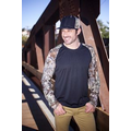 Long Sleeve Crew Neck Shirt With Kings Camo Sleeves